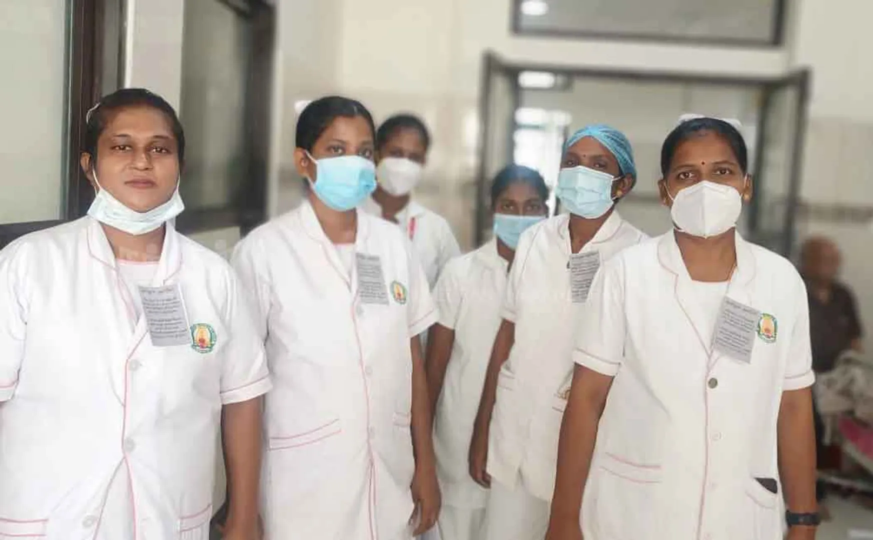 Demonstration by nurses demanding permanent employment 