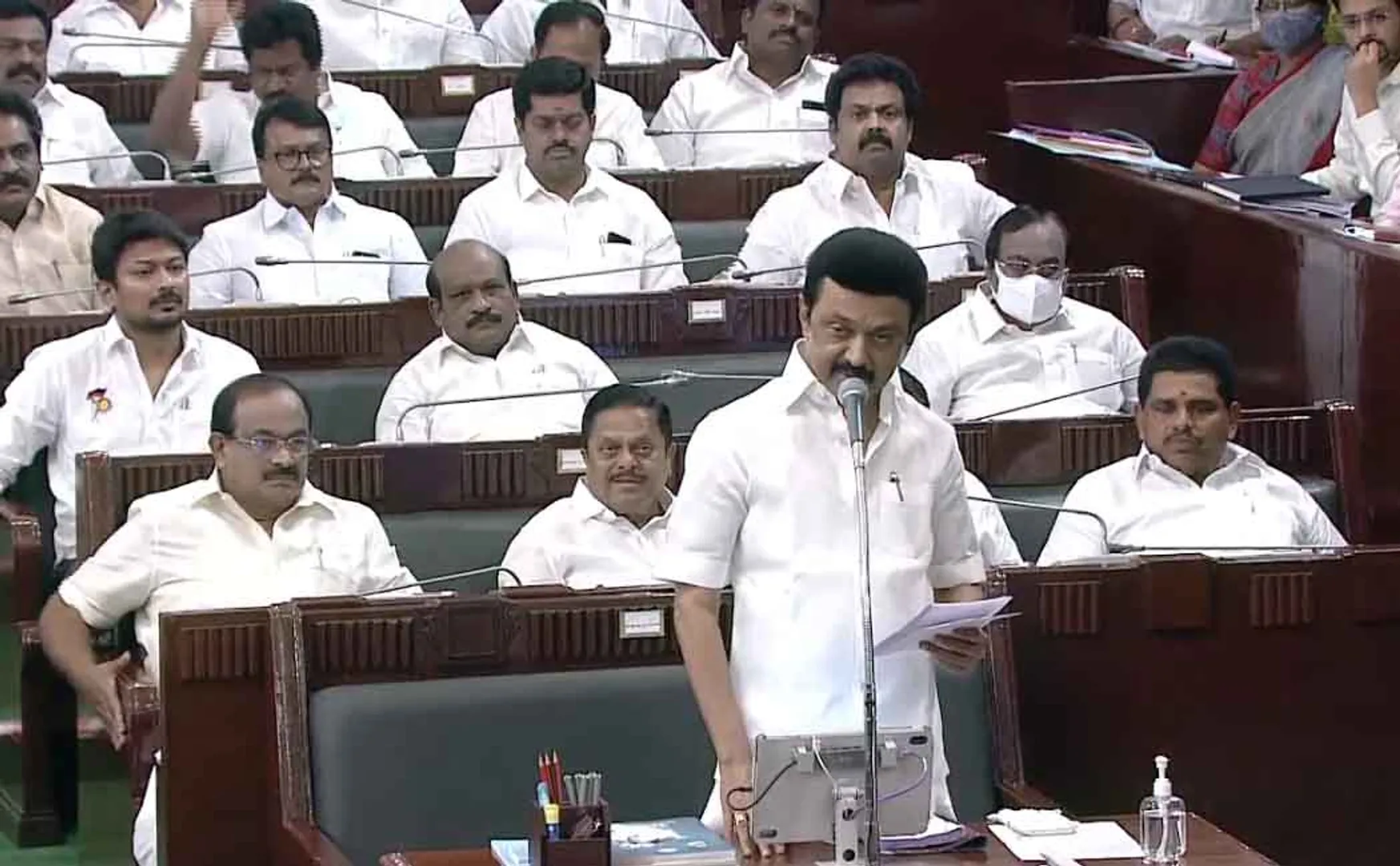 Chief Minister MK Stalin listing the achievements of the year in the Legislative Assembly!