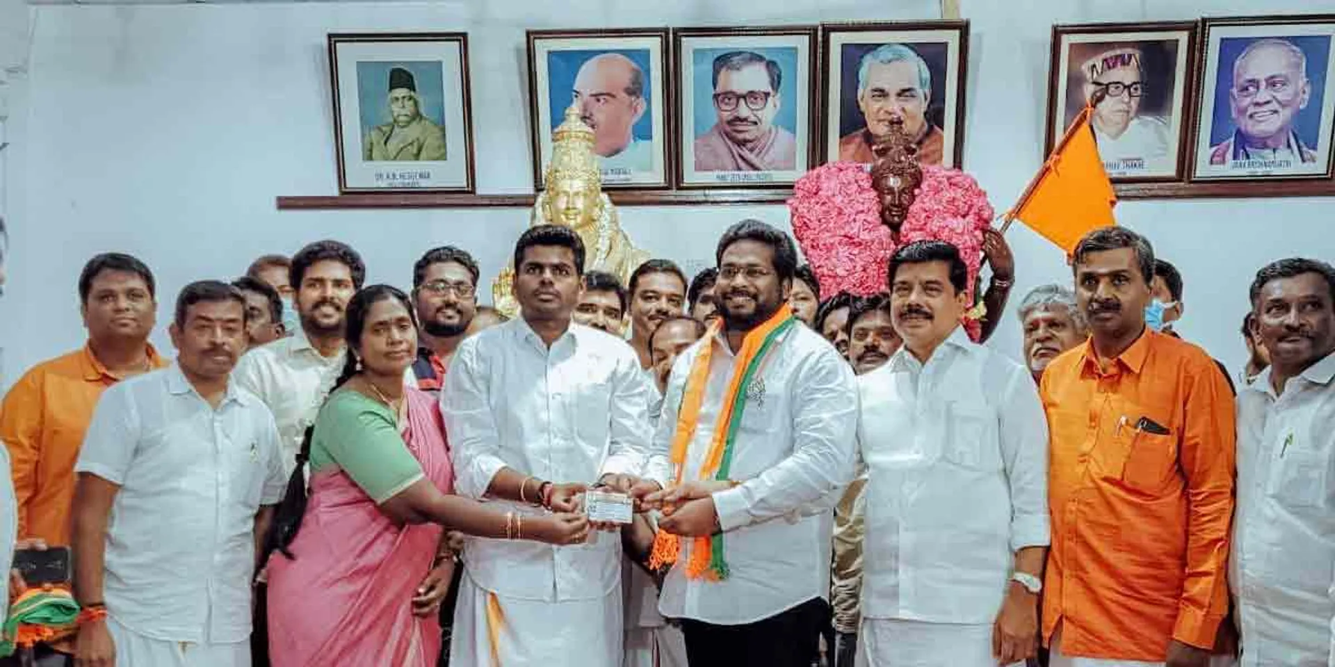 Trichy Siva's son joins BJP!