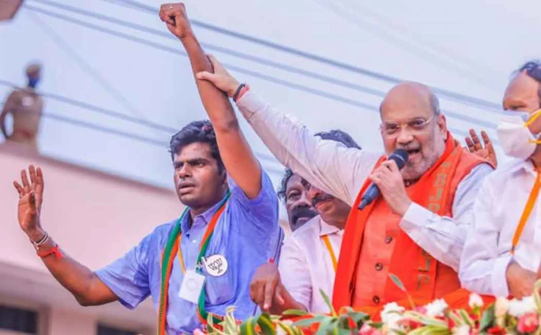 Annamalai and Tamilnadu BJP members met Amith Sha for Parliament election 