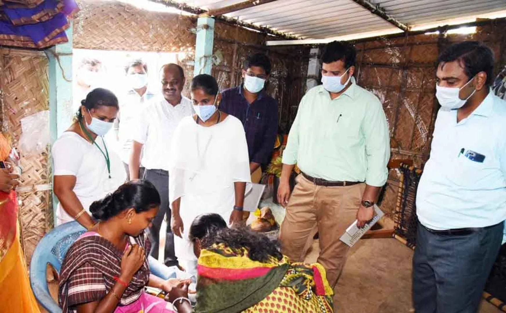 Karur Collector who inspected the villages!