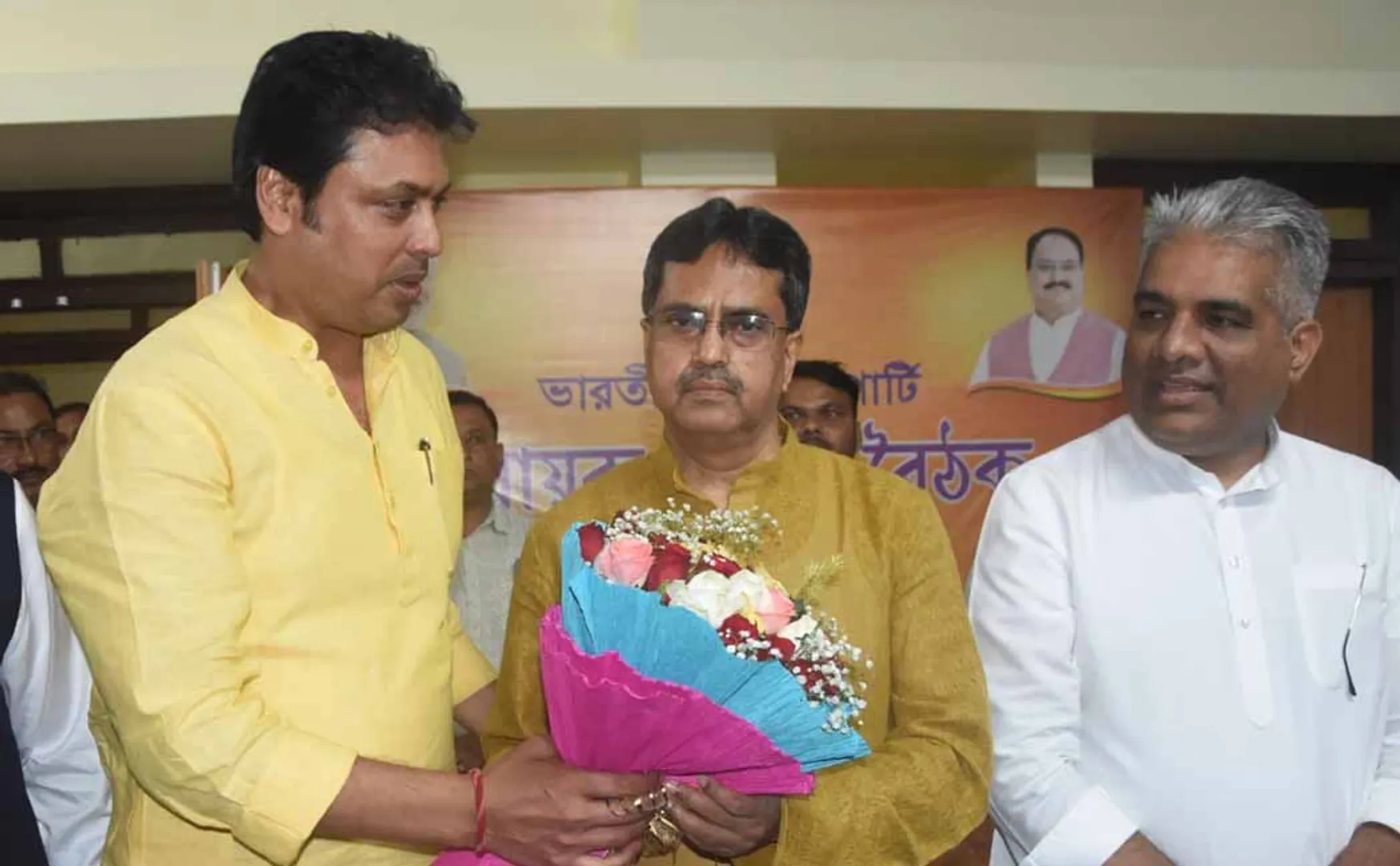 Manik Saha elected new Chief Minister of Tripura
