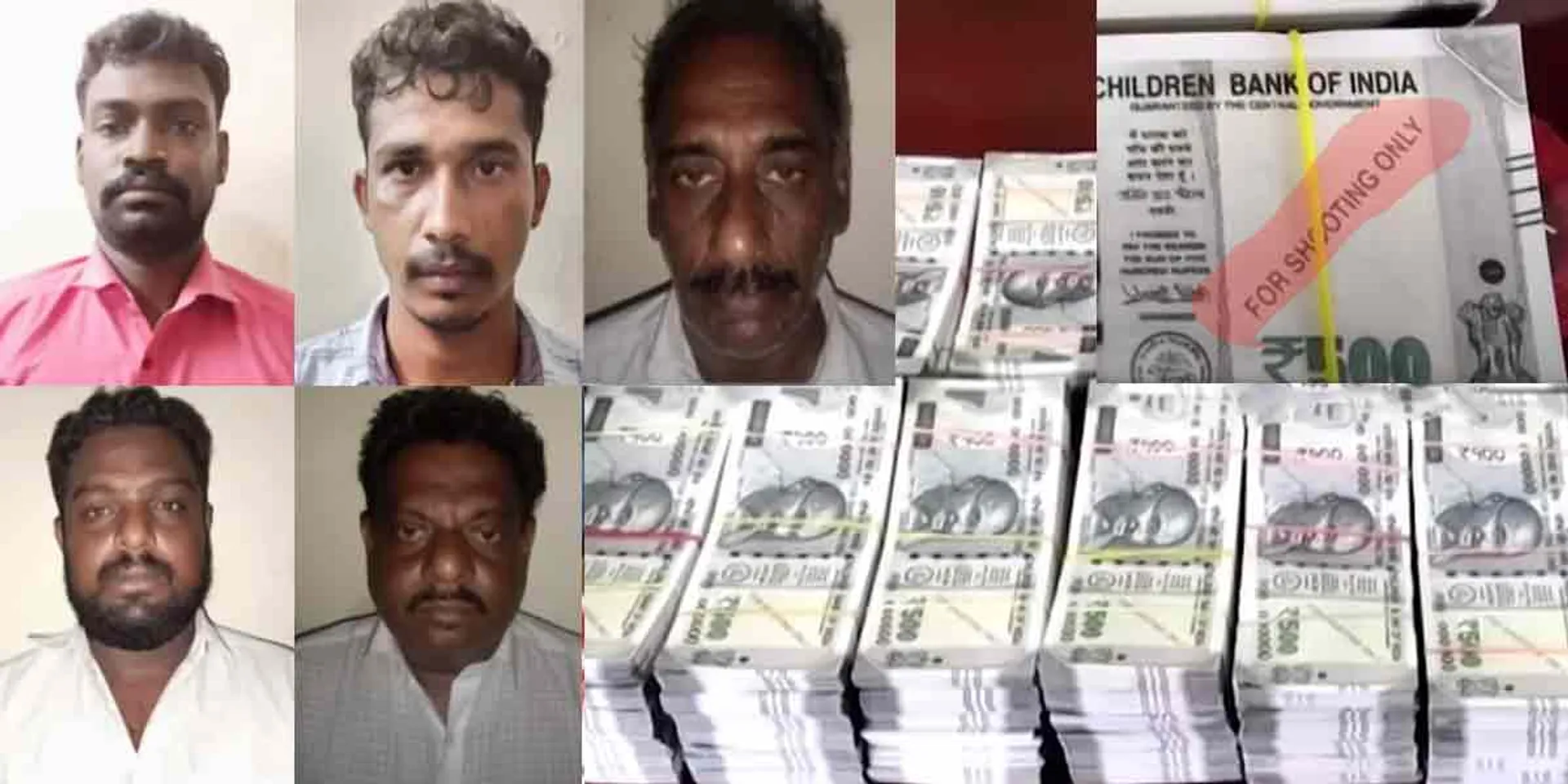 Five arrested for fraudulent use of cinema shooting notes