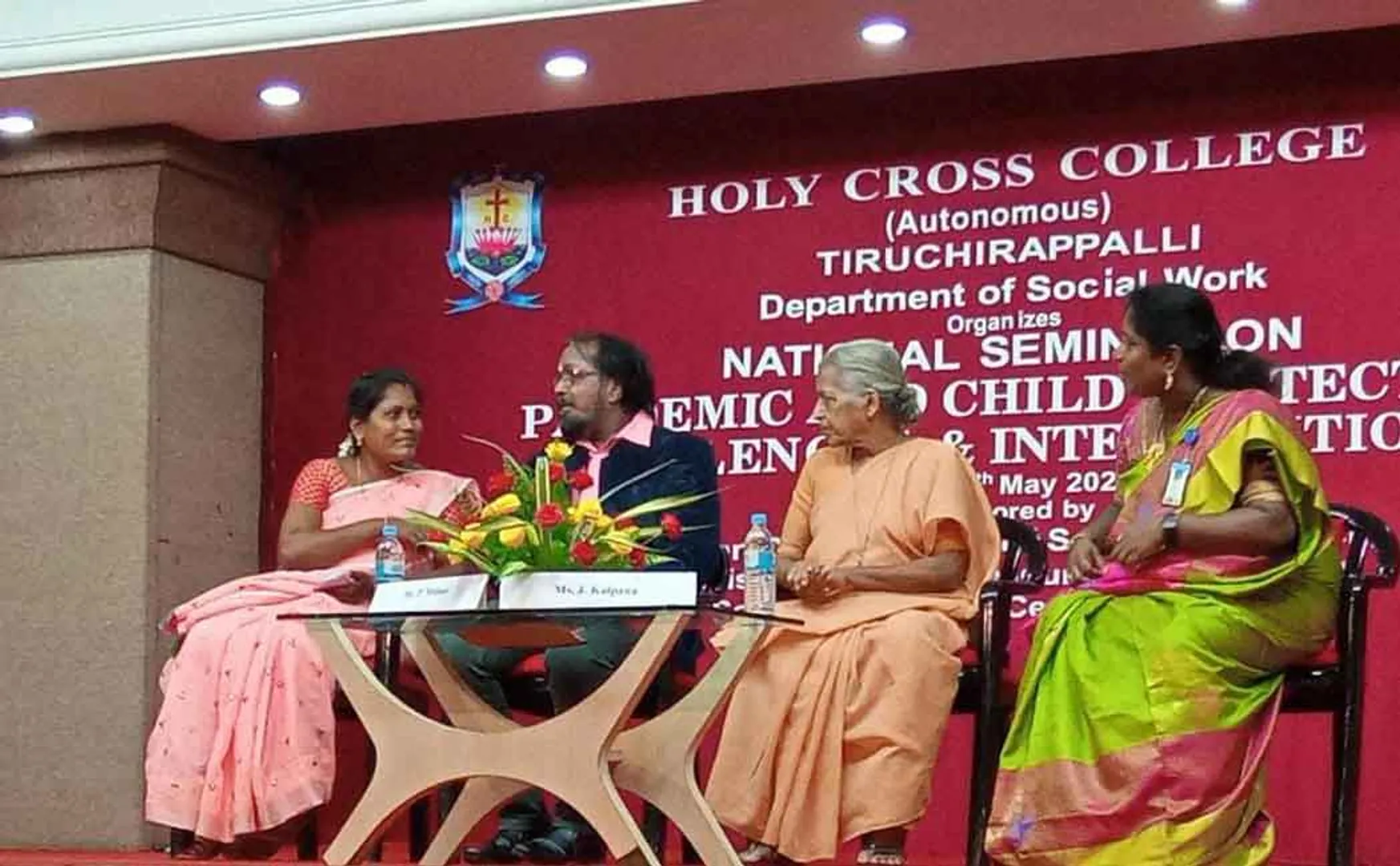 State Level Seminar Meeting on behalf of Holy Cross College!