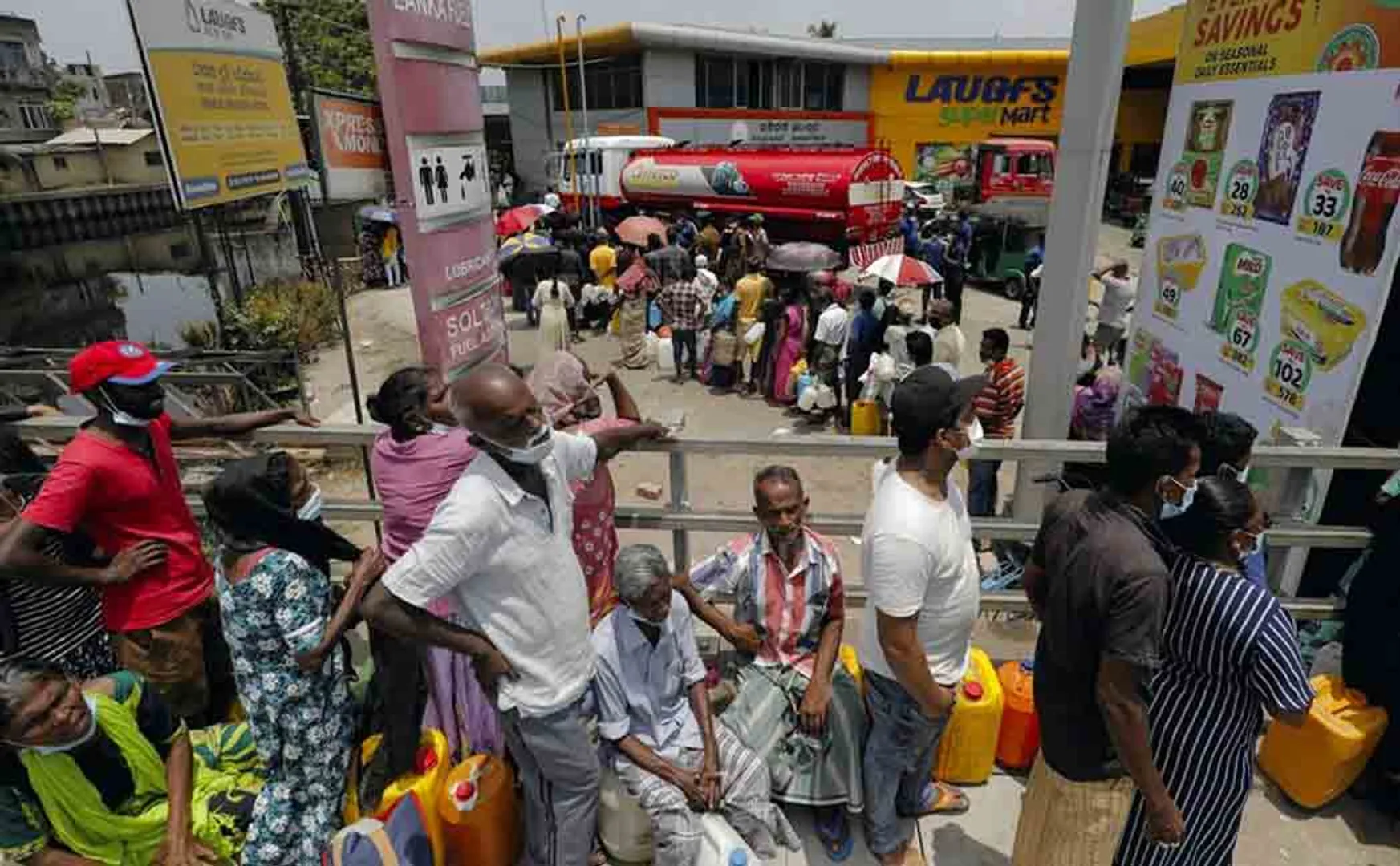 People suffering from fuel shortage in Sri Lanka!