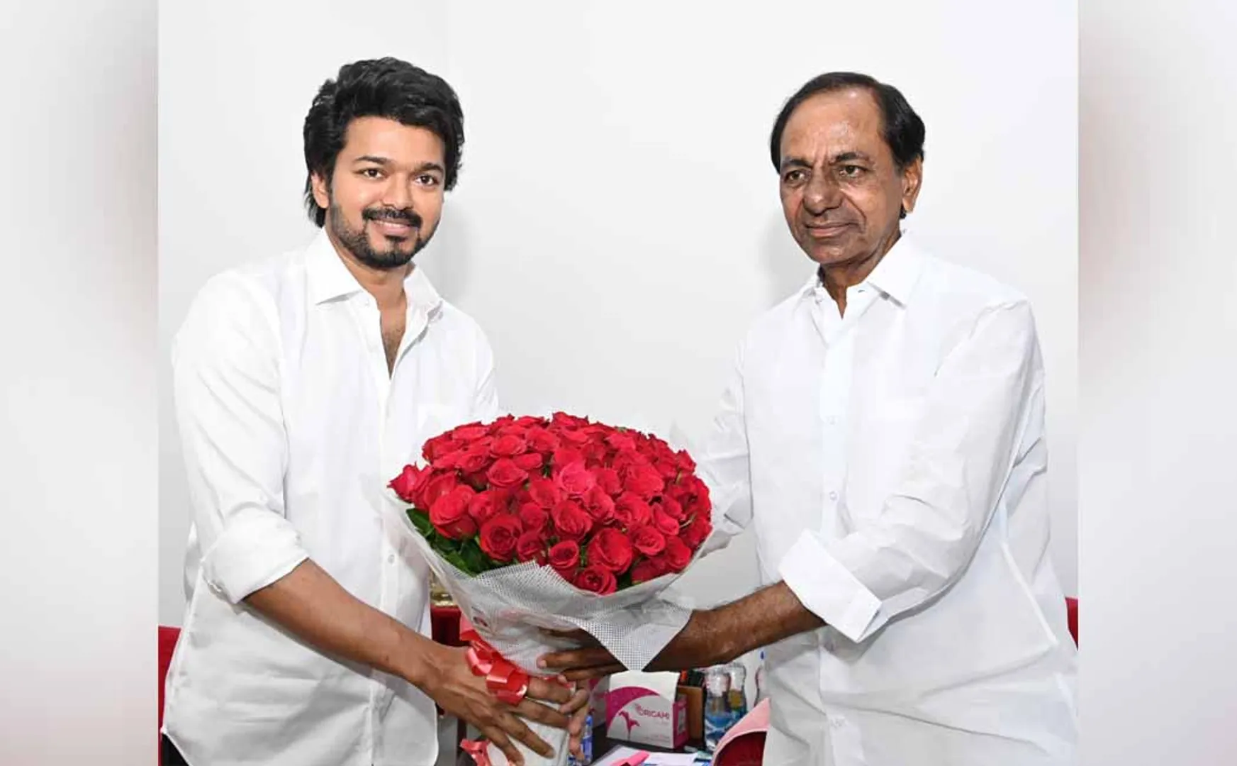 Actor Vijay meets Telangana Chief Minister!
