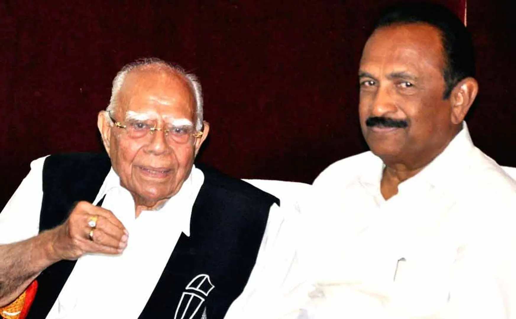 vaiko with ram jethmalani