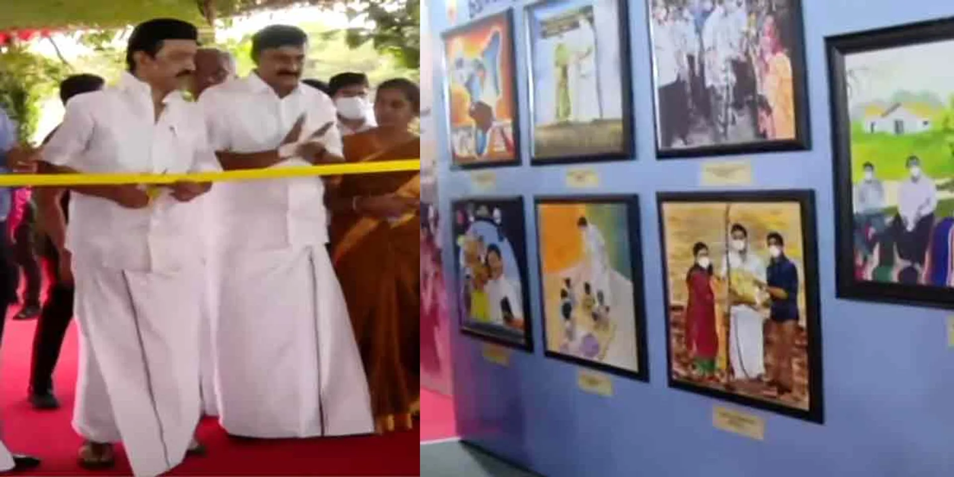 Tamil Nadu Chief Minister opens 'One Year Achievements as Paintings' exhibition