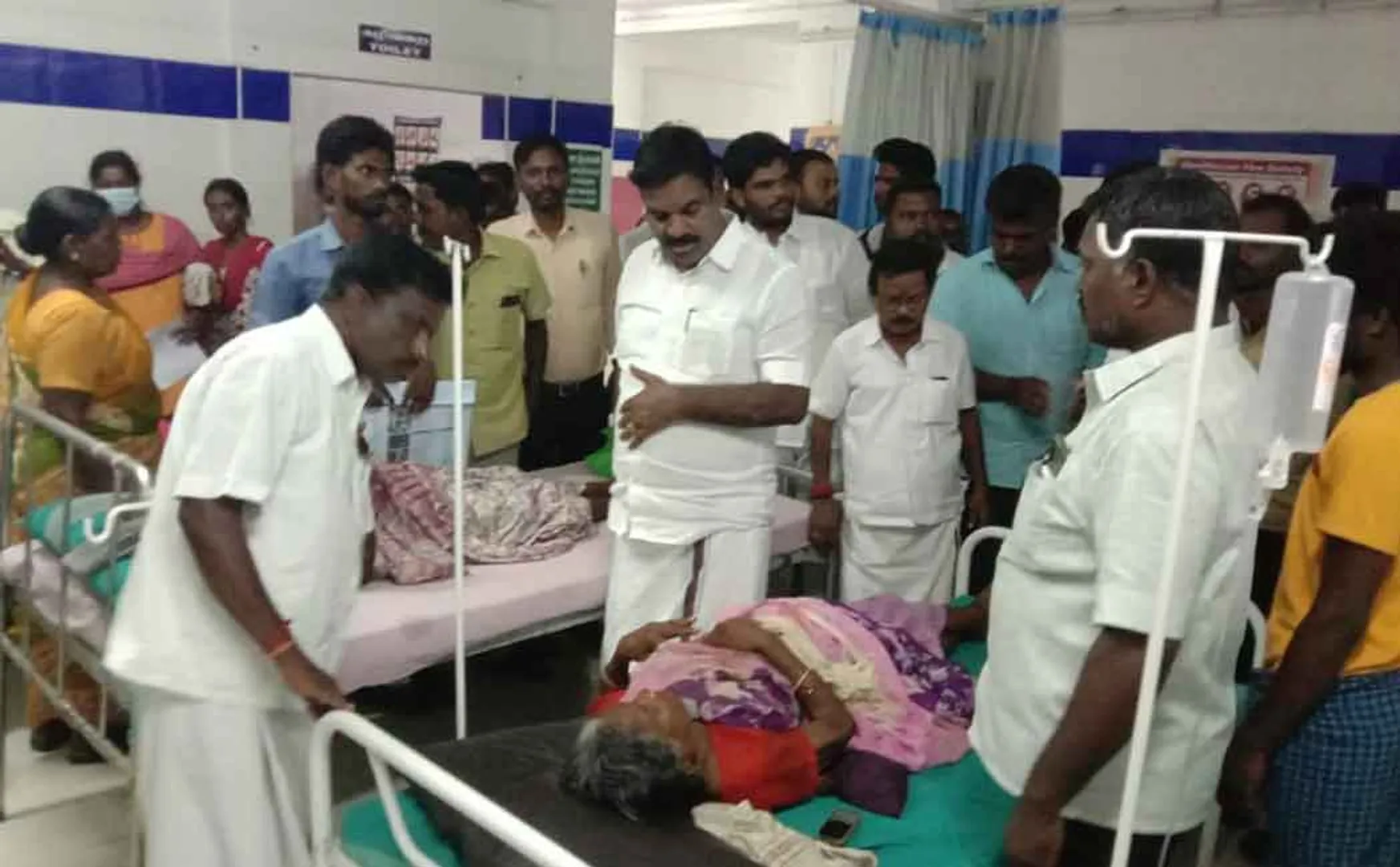 25 injured as van overturns MLA who went in person and said consolation!