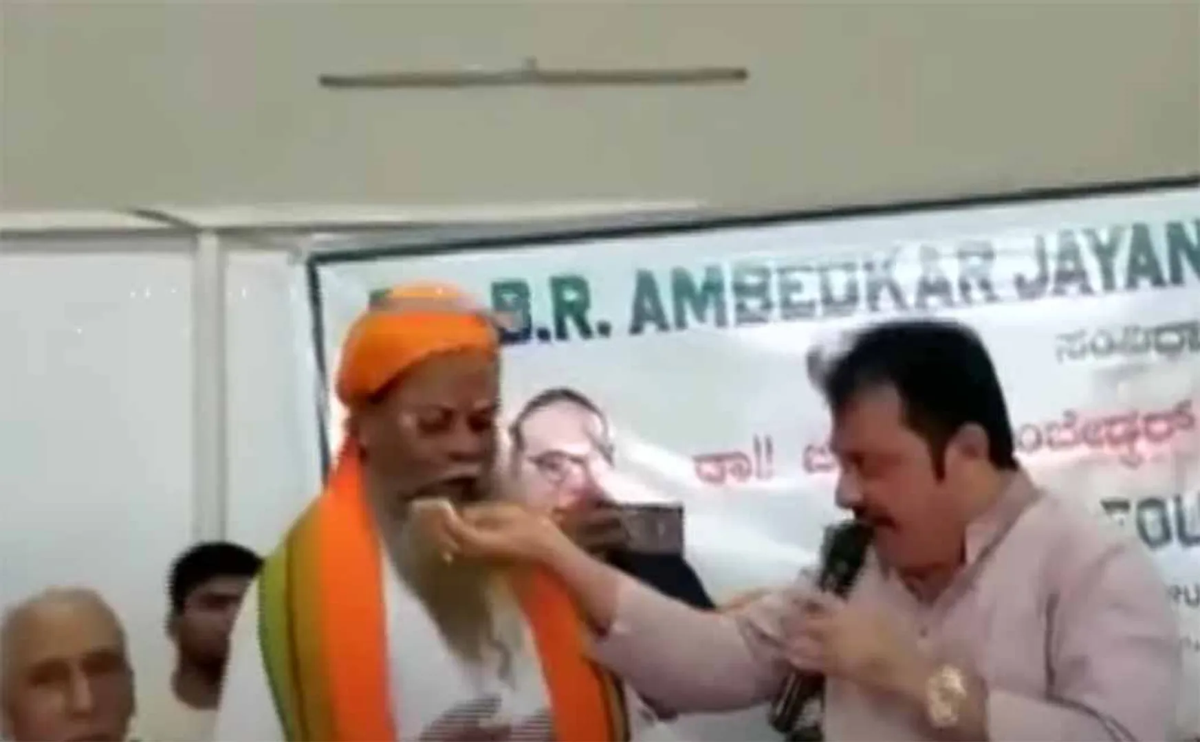Congress mla who ate the food fed to the monk on the list!