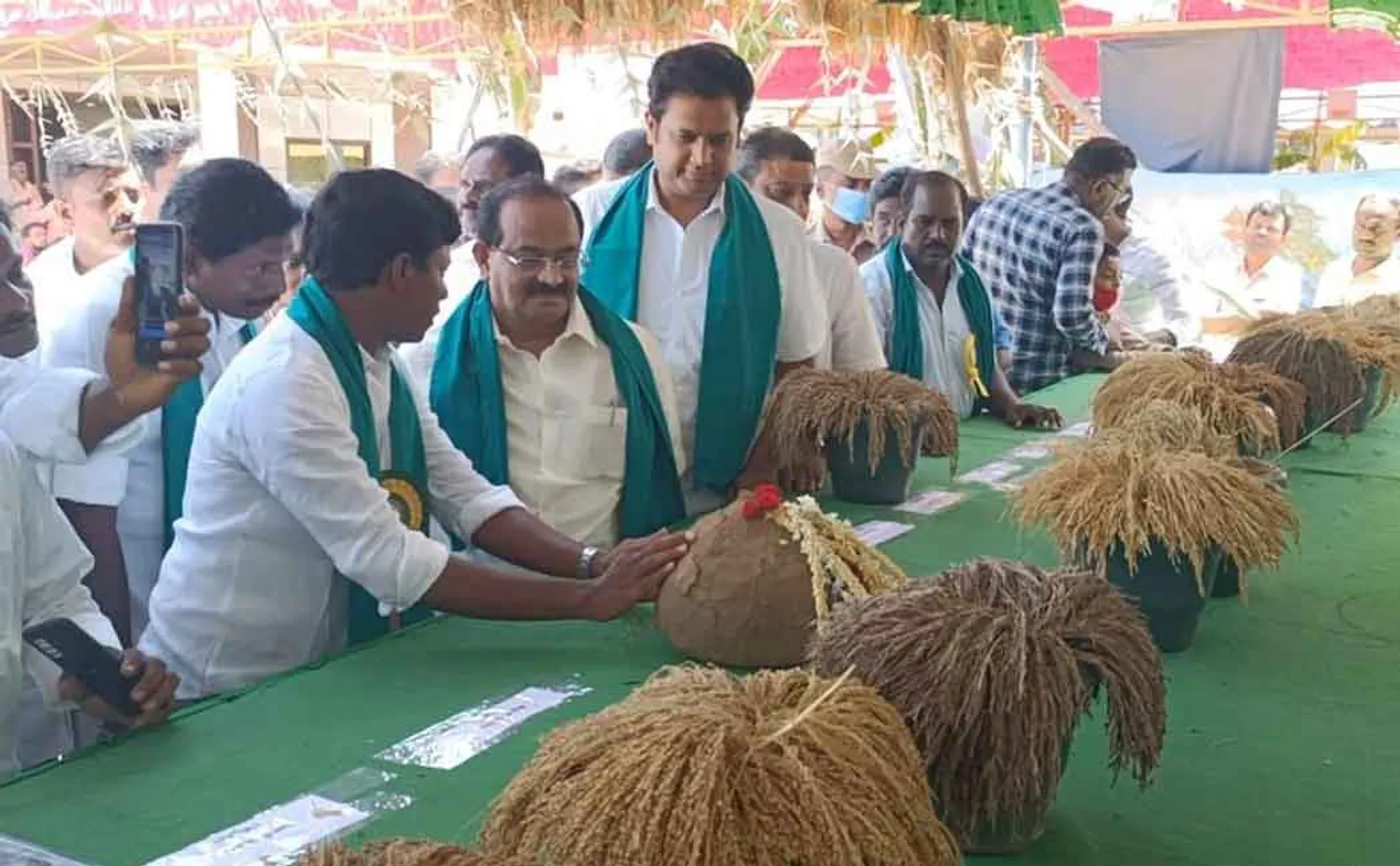 "Geo-code for mapillai samba rice!" - Minister sakkarabani  