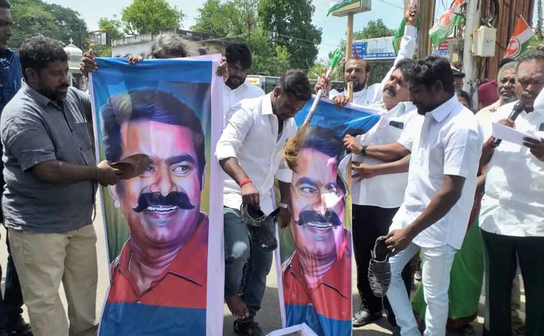 Strengthening condemnation for Seaman! Congressman Demonstration!