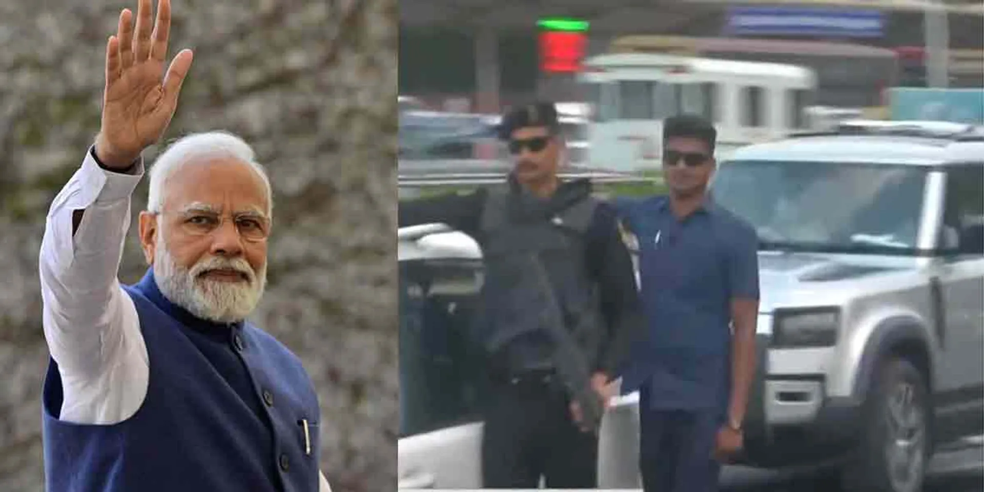  Tamil Nadu Chief Minister rushes to the naval base to welcome the Prime Minister!