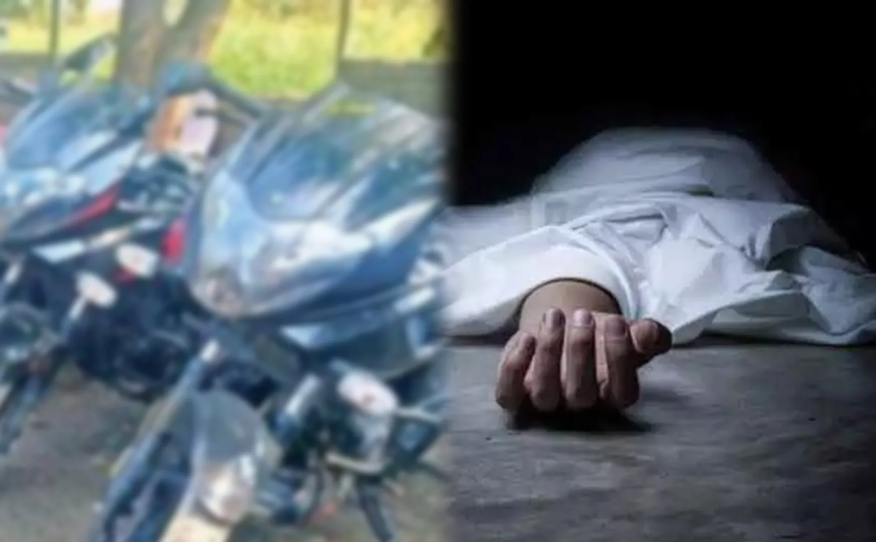 Stabbed with knife not park bike front shop