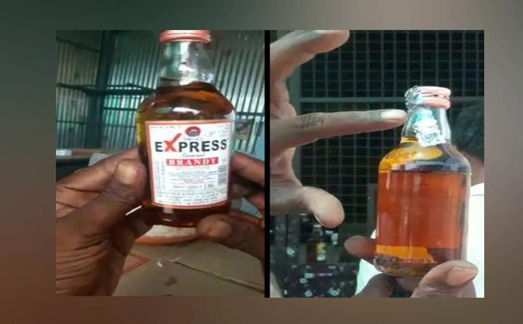 The frog in the bottle ... Shock lovers!