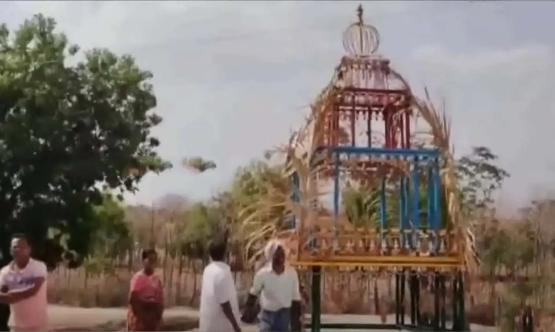 The electric wire chariot incident telangana state 