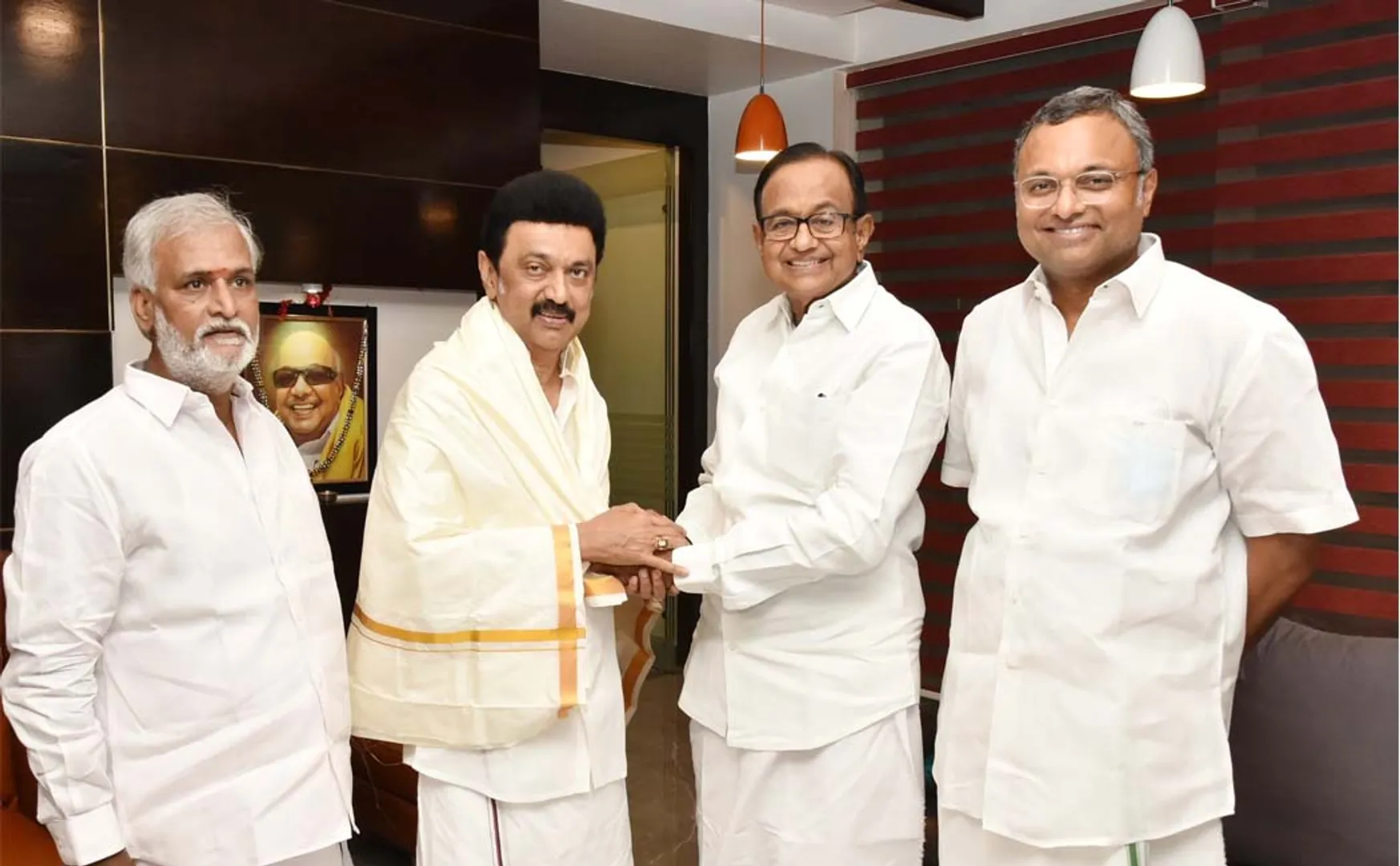 P. Chidambaram meets Chief Minister MK Stalin!