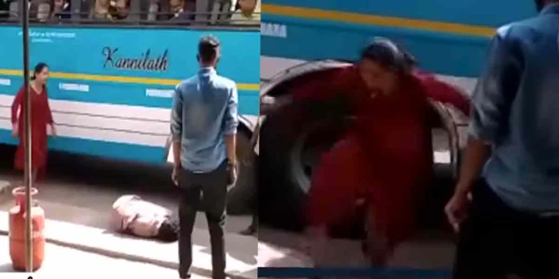 Incident on the bus ... a teenage girl attack.. goes viral 