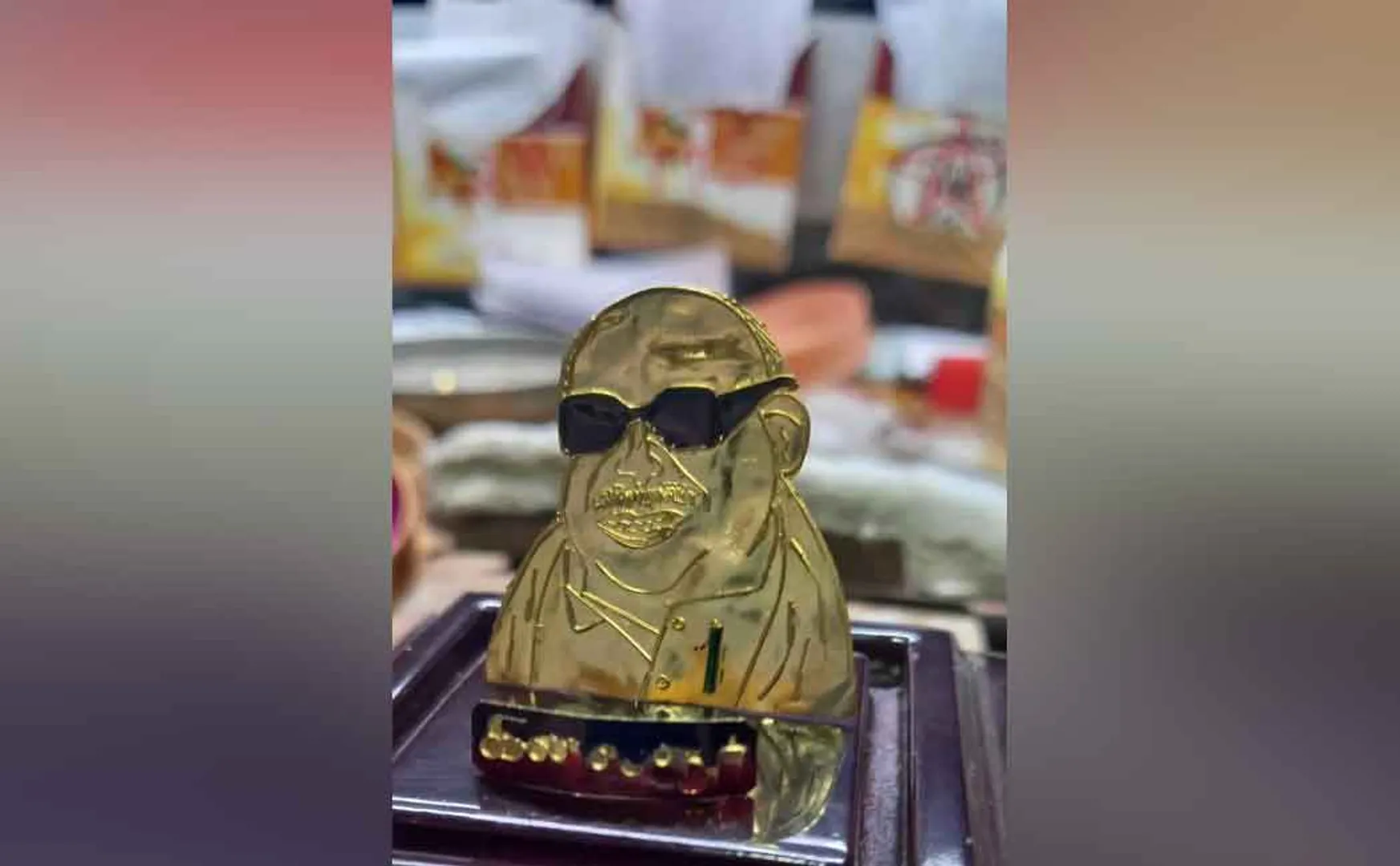 Kalignar 99th Birthday statue of gold!