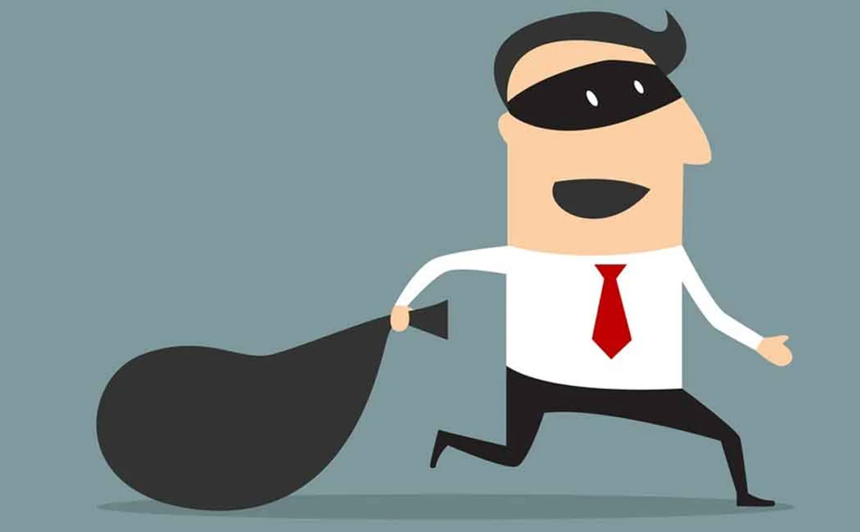 Robbery of money kept in the bureau!
