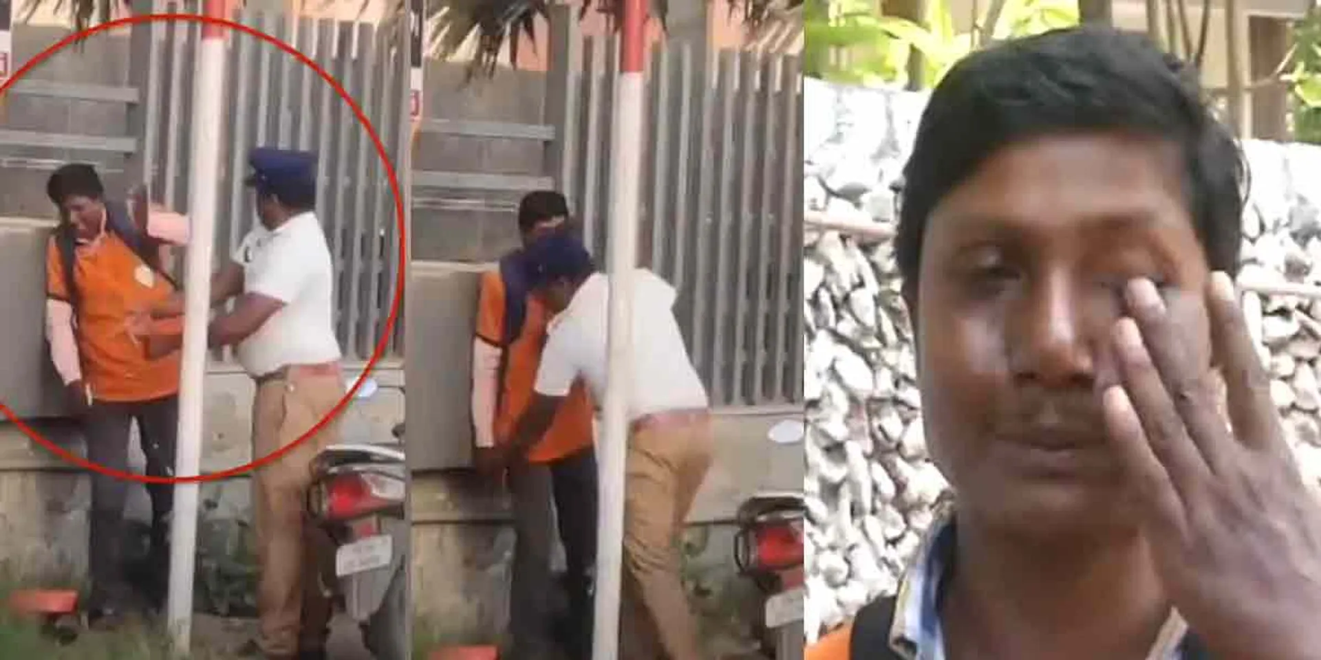  Attack on Swiggy employee ... Transfer to Traffic Police Control Room!