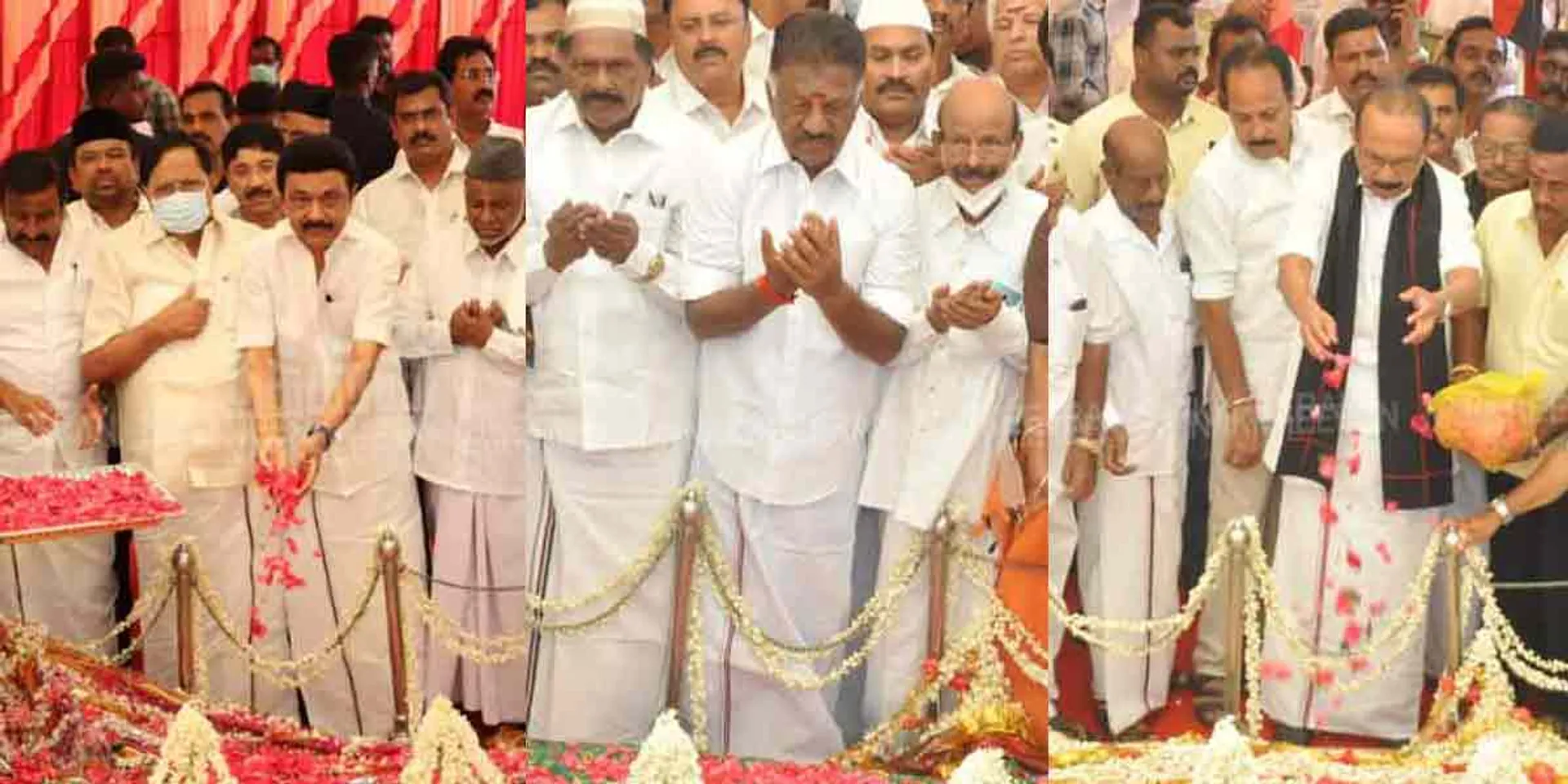  Political parties pay homage at the Gaithe Millat Memorial (Pictures)