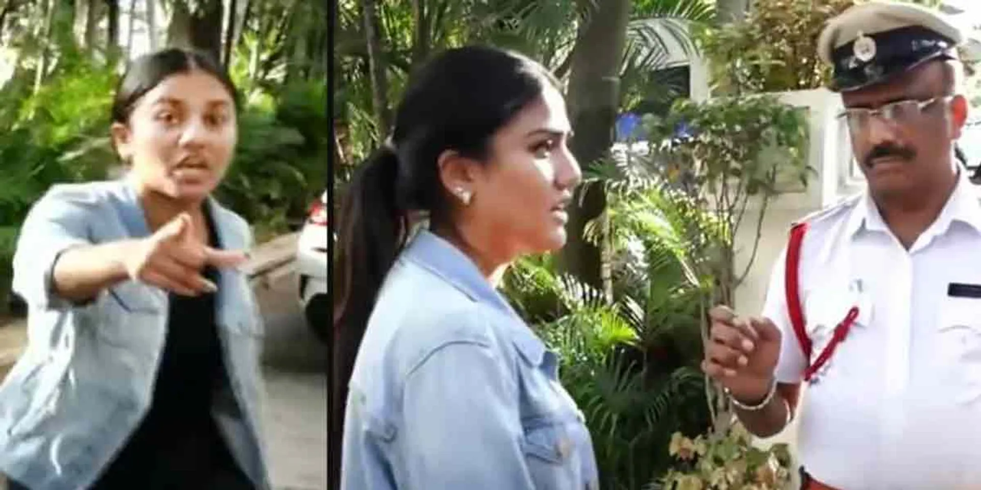 Daughter of BJP MLA who Argue with police