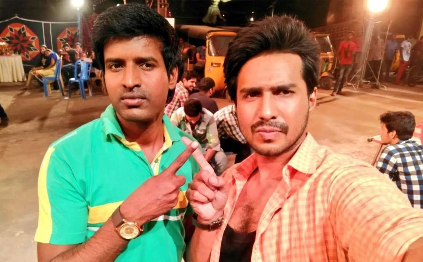 Actor Vishnu Vishal and his father appeared soori fraud case