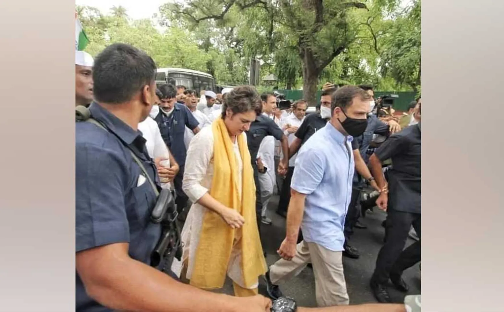 Rahul Gandhi MP leaves Enforcement Office