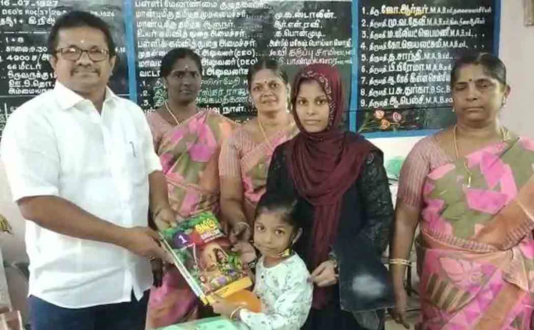 What is in Tamil education? Headmaster of a government school singing and explaining!