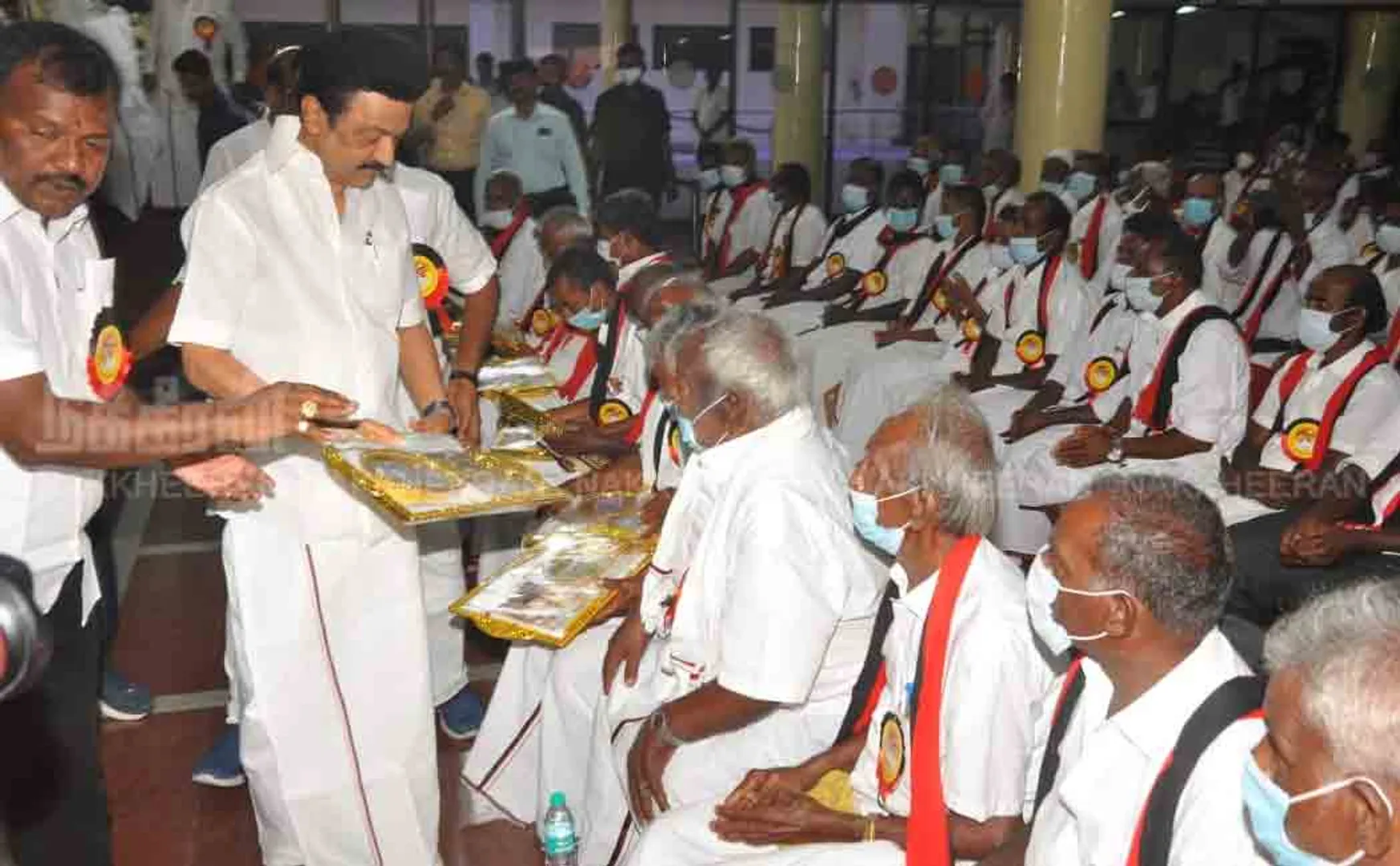 Chief Minister MK Stalin pays tribute to DMK pioneers  