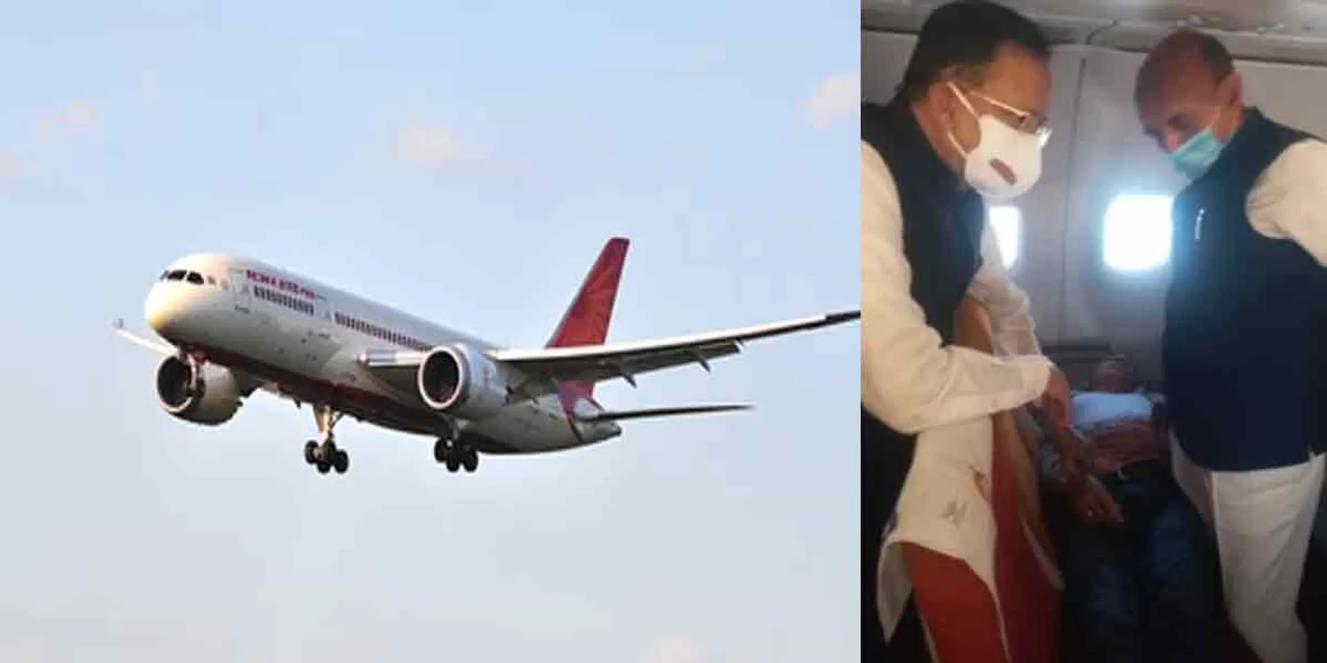 Union Minister treats air traveler's health problem in Naduvan!