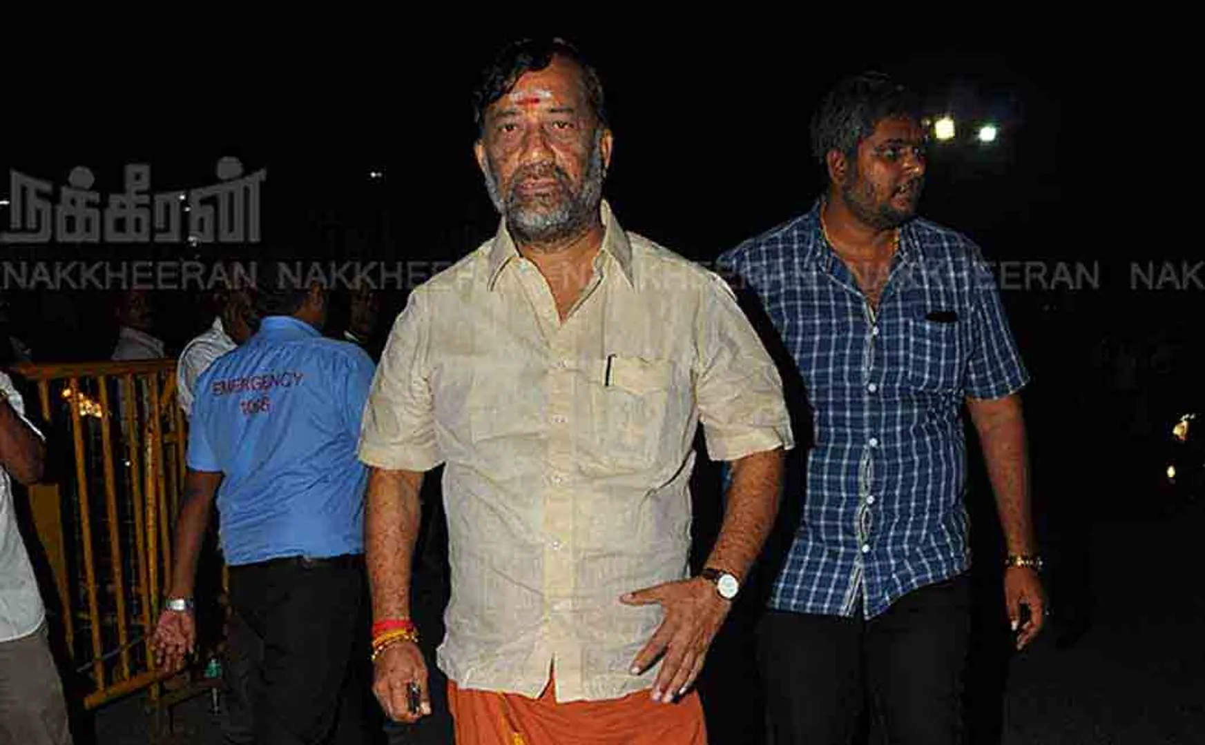 O. Raja  came to the  O.P.S. farm house!