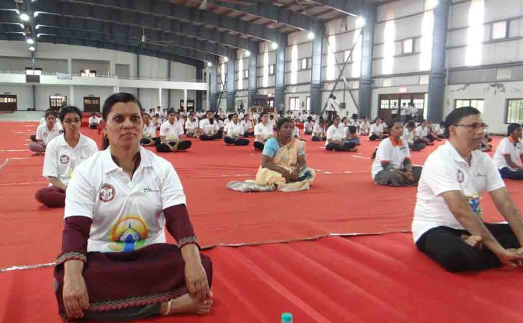 Yoga program at Trichy National College of Technology!