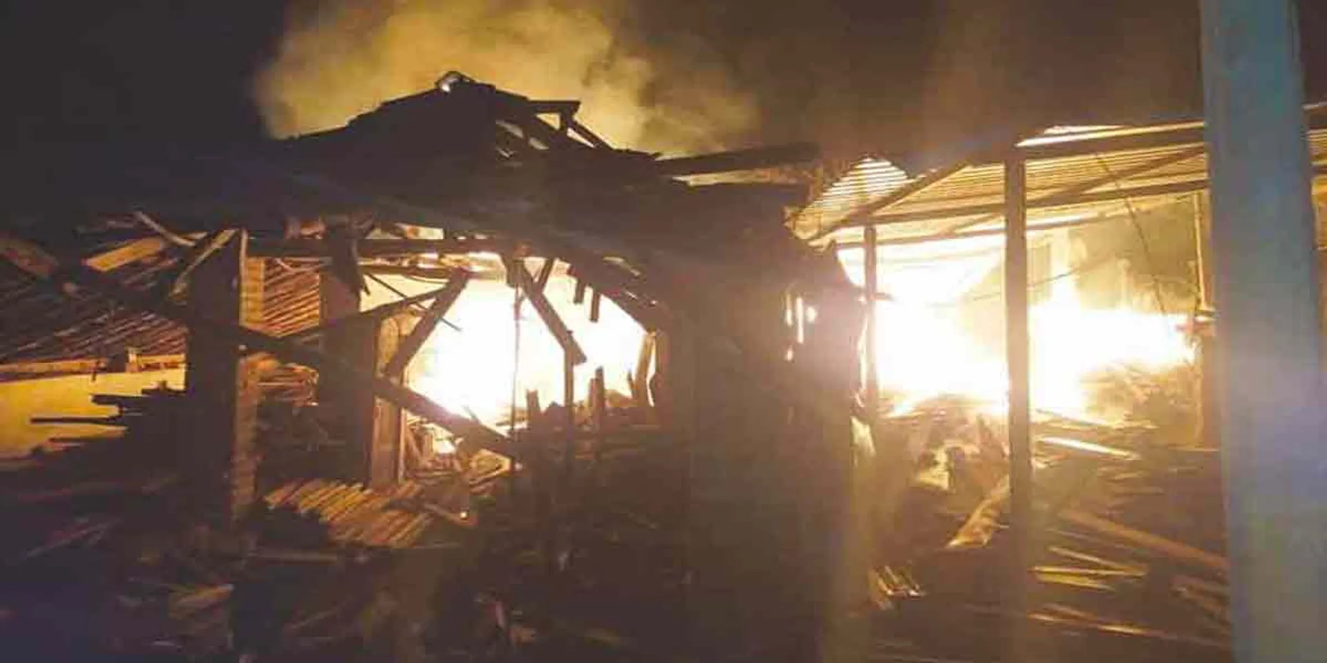 Terrible fire in the fireworks shed!