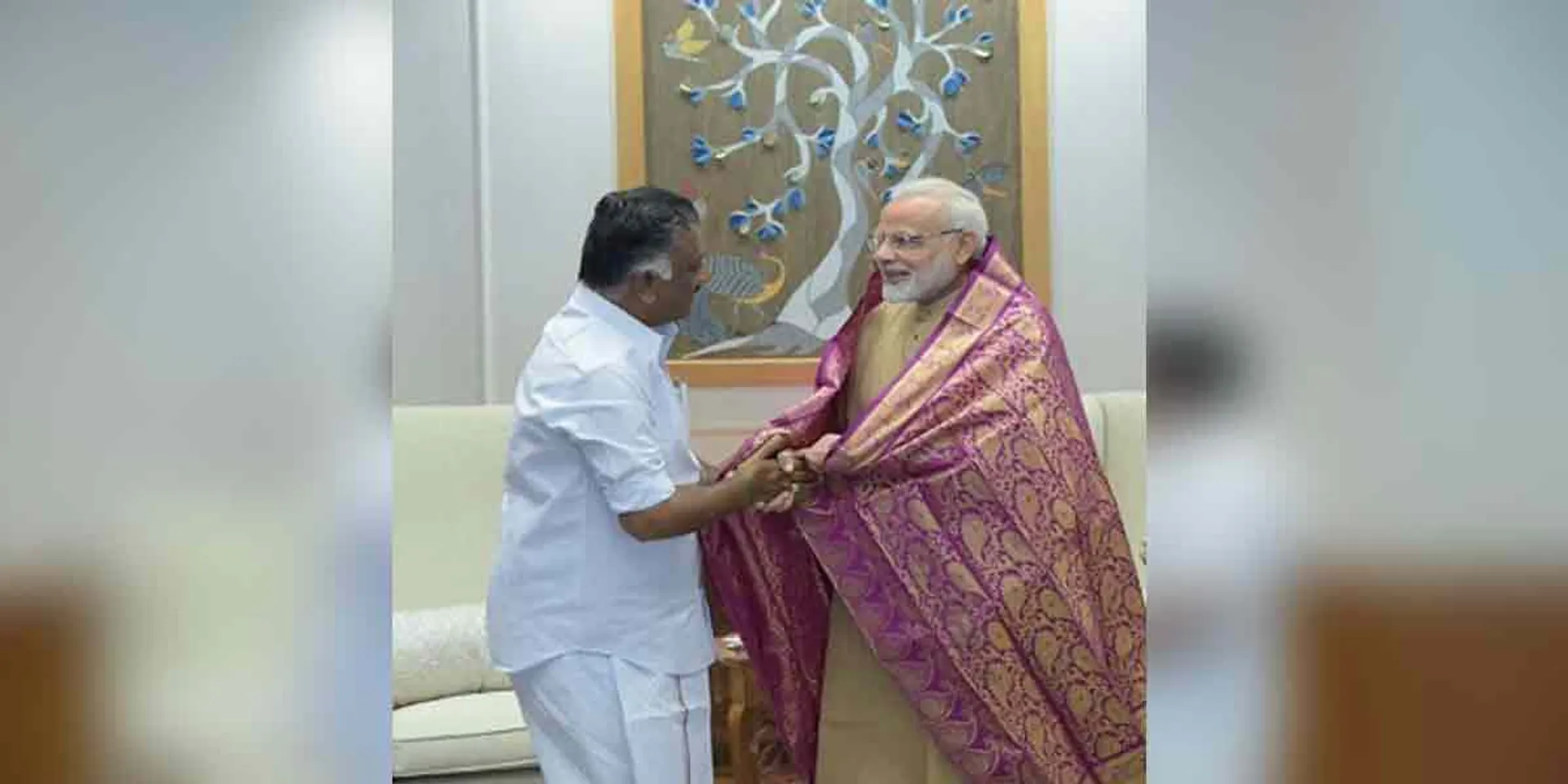 OPS to meet Modi ....!?