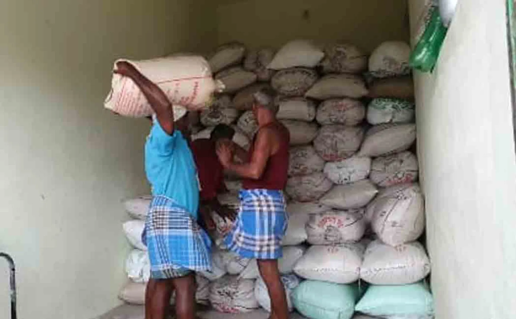 House for rent and hoarding ration rice!