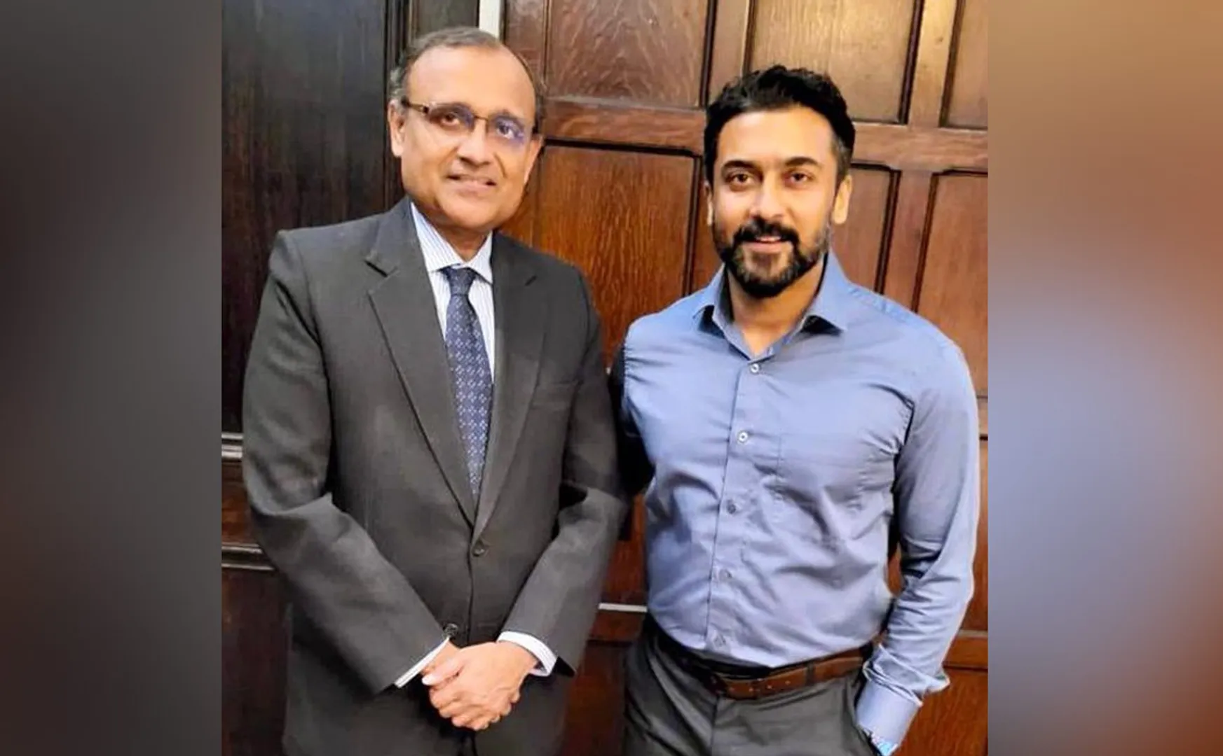 Actor Surya meets Indian Ambassador UN