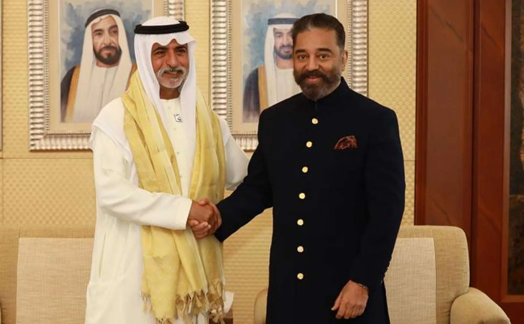 Kamal Haasan meets UAE Minister