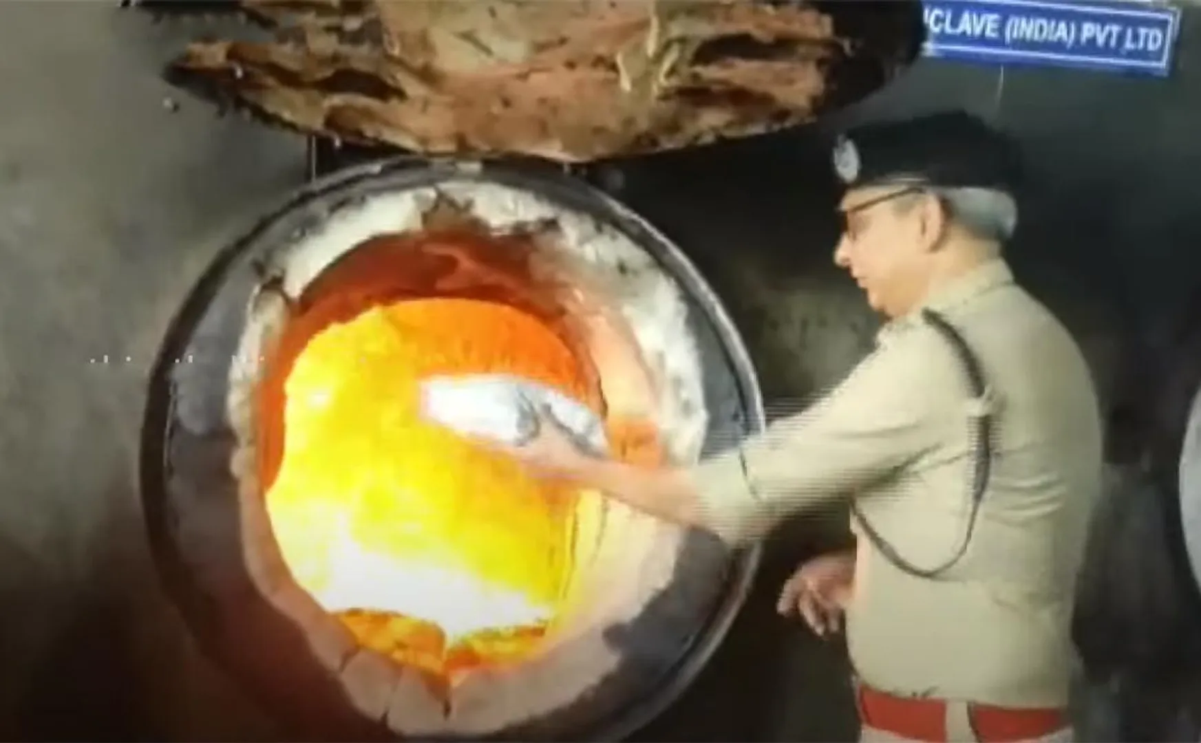 Cannabis seized in Chennai destroyed by fire!