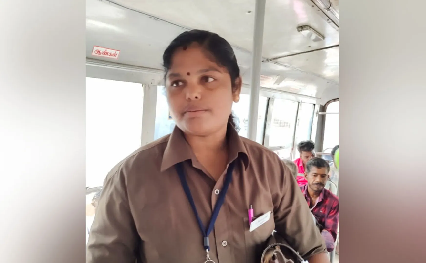 Female bus conductor appointed for the first time!