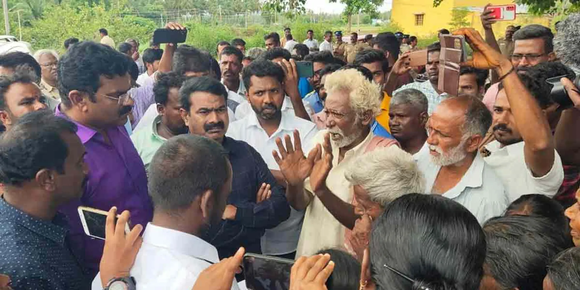 'Private Solar Company Occupying Land' - Seeman who visited the villages in person!