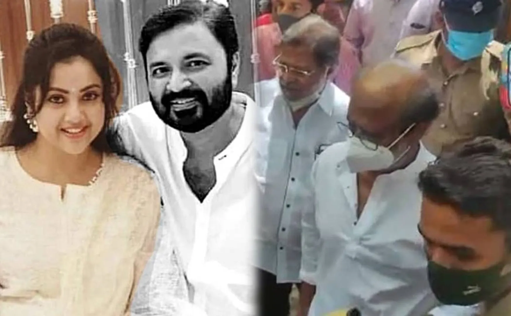 Rajinikanth pay homage Meena husband Vidyasagar 