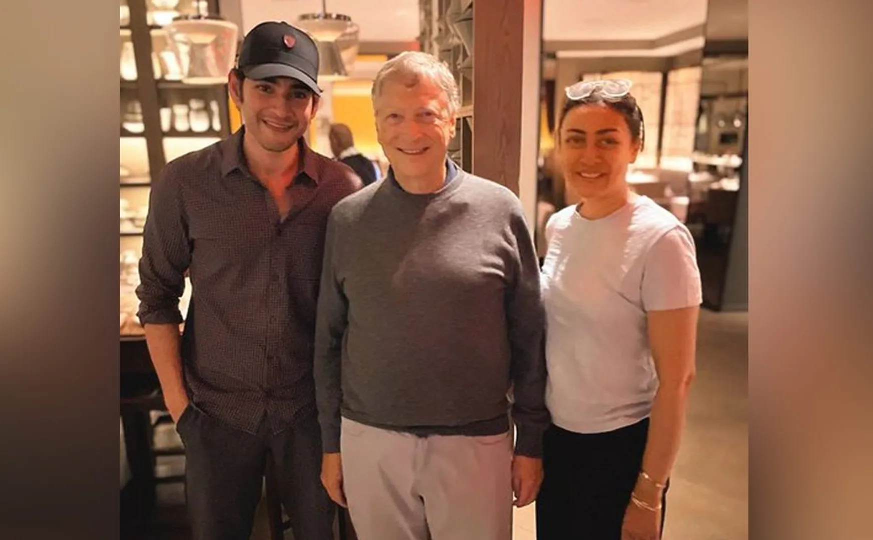 mahesh babu met bill gates