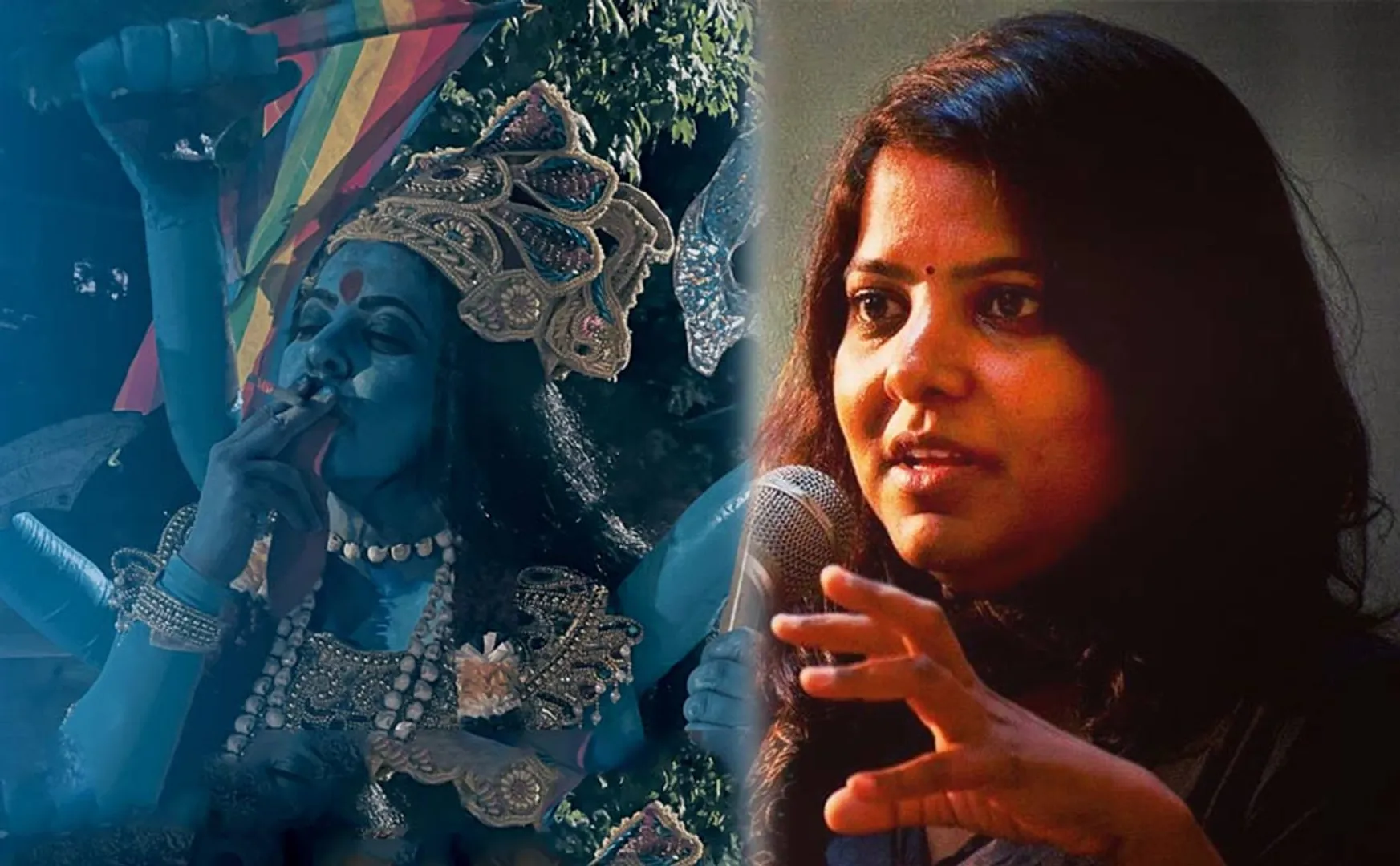 delhi police complaints filed director leena manimekalai
