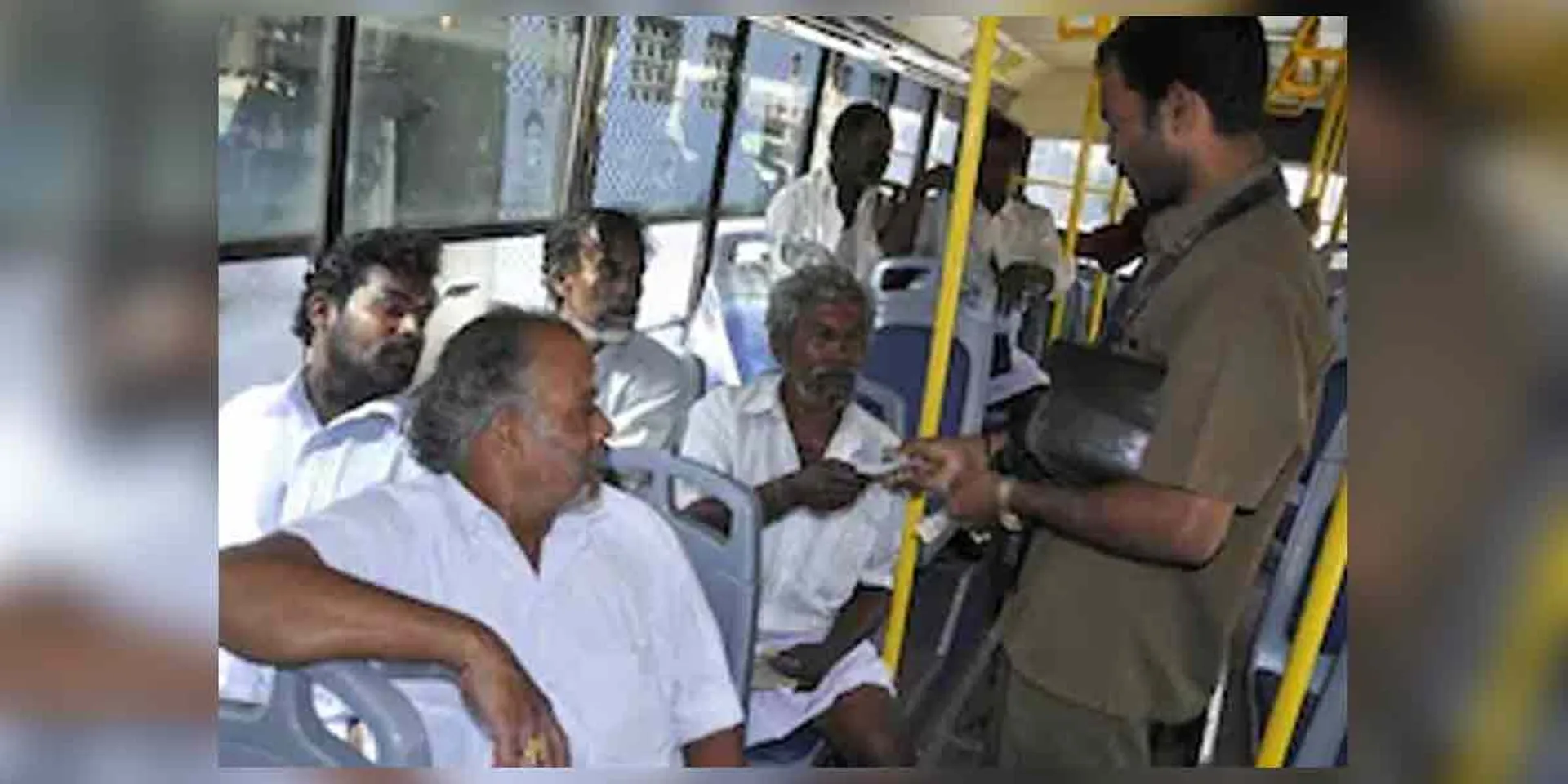 'Don't give tickets by touching saliva'-instruction to conductors!