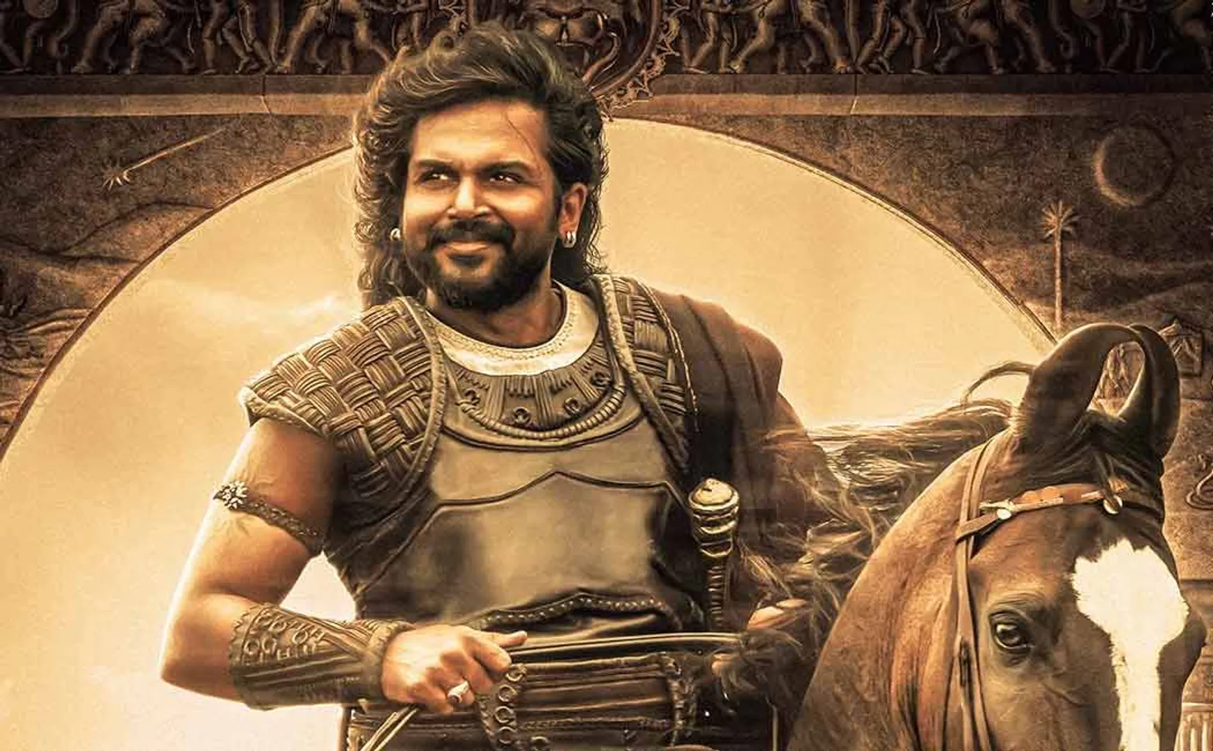 'ponniyin selvan' movie karthi first look released