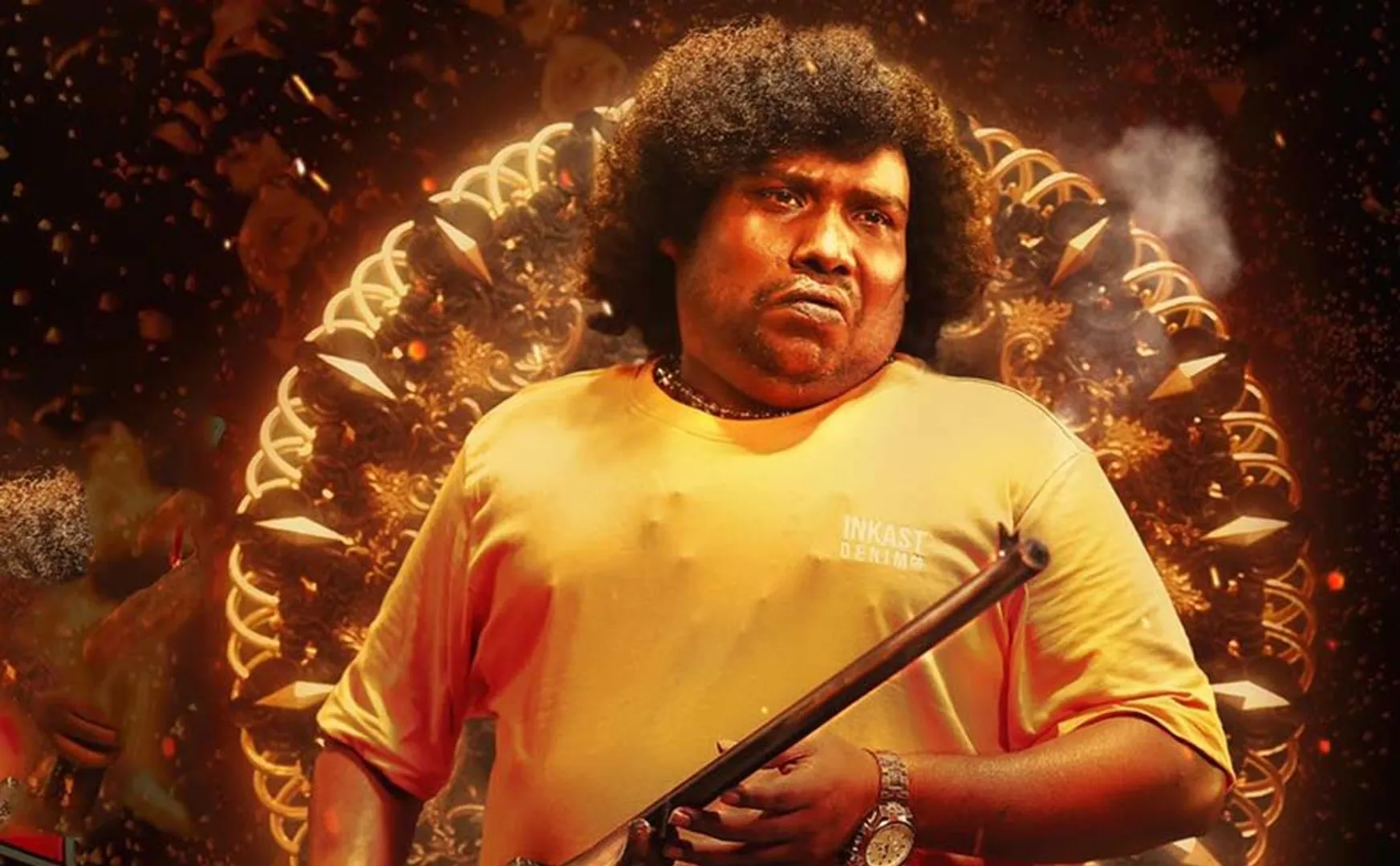 yogi babu, oviya in 'boomer uncle' movie first looked released by sibiraj 