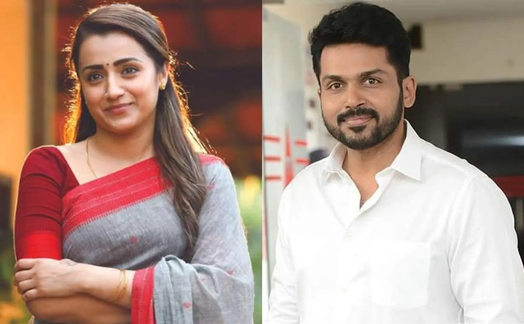 karthi tweet about trisha's ponniyin selvan poster 