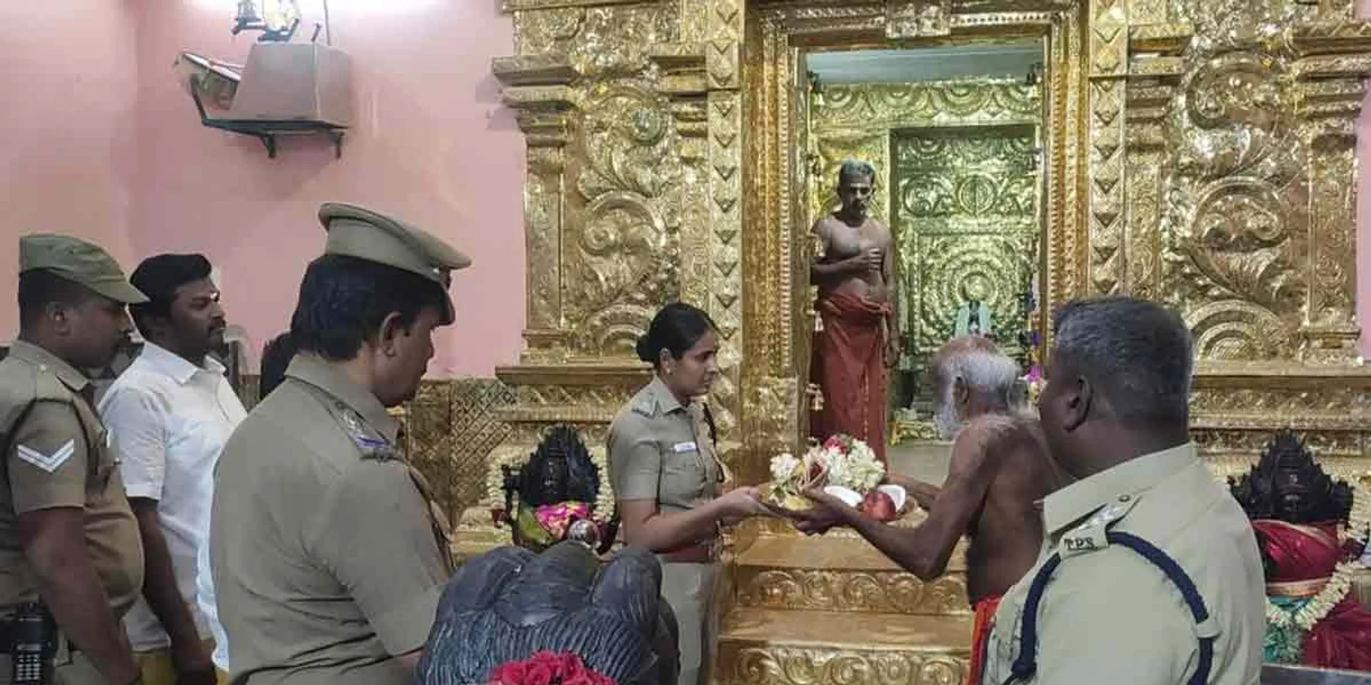 Special darshan at the relocated SB Temples!